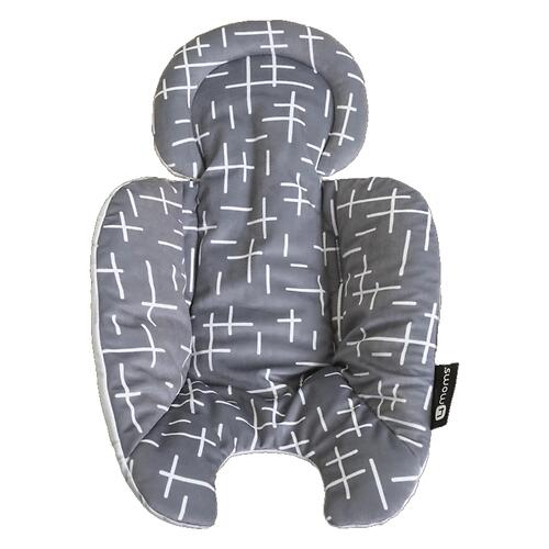 Кресло-качалка 4moms MamaRoo5 Grey в комплекте с вкладышем Grey/Plush (21)