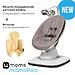 Кресло-качалка 4moms MamaRoo5 Rosewoo в комплекте с вкладышем Yellow/Mesh (1)