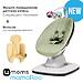 Кресло-качалка 4moms MamaRoo5 Sage в комплекте с вкладышем Yellow/Mesh (1)