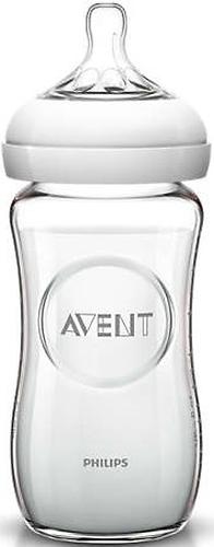 Бутылочка Avent для кормления стеклянная Natural 240 мл (8)