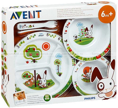 Набор детской посуды Avent 6+ (4)