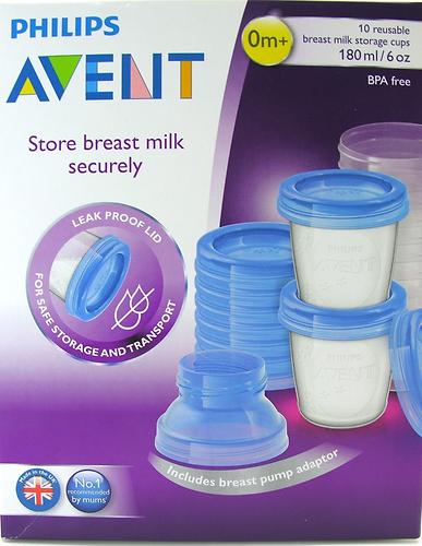 Контейнеры Avent для хранения молока VIA 180 мл 10 шт/уп (3)
