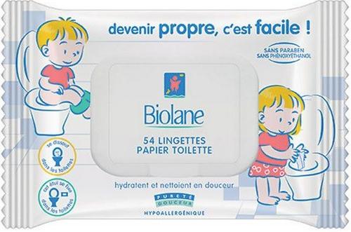 Салфетки Biolane детские растворяющиеся в воде 54 шт (1)