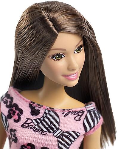 Кукла Barbie Стиль в платье с бантиками (4)