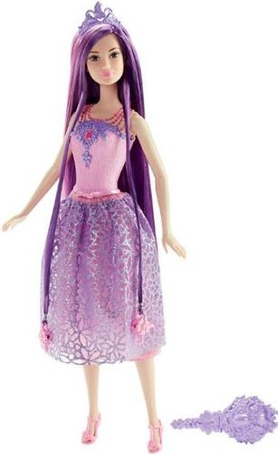 Кукла Barbie Принцесса с длинными волосами Фиолетовая DKB59 (3)