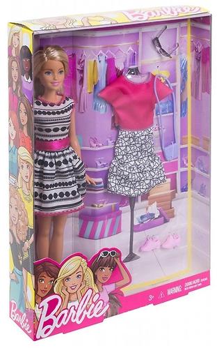 Игровой набор Barbie Модные наборы Блондинка (4)
