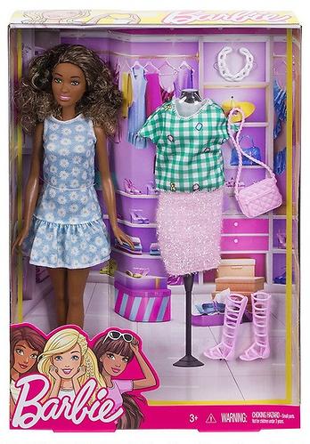 Игровой набор Barbie Модные наборы Мулатка (6)
