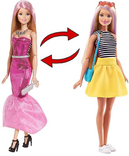 Кукла Barbie Модное преображение 2в1 (7)