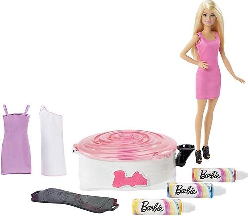 Игровой набор Barbie Студия цветных нарядов с куклой (9)