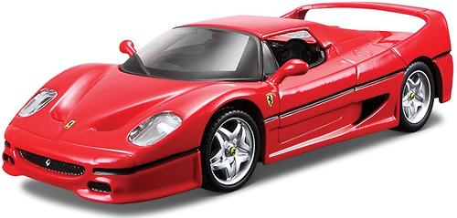Машинка Bburago Ferrari F50 металлисекая со светом и звуком (1)