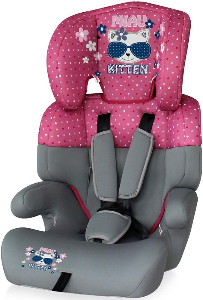 Автокресло Bertoni Junior 9-36 кг Pink Kitty 1723 в интернет-магазине Minim