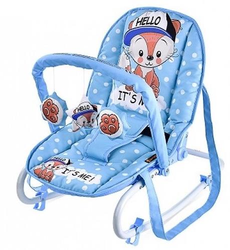 Стульчик-качалка Bertoni Top Relax Blue Baby Fox 1820 (3)