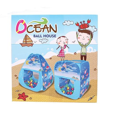 Домик Bony Квадрат Океан 100 шаров в комплекте (4)