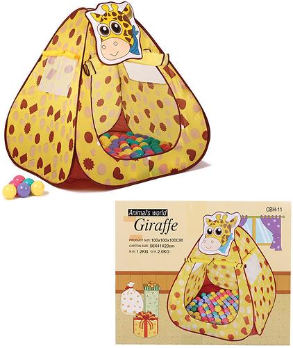 Домик Bony Жираф с шариками 100x100x100 см (4)