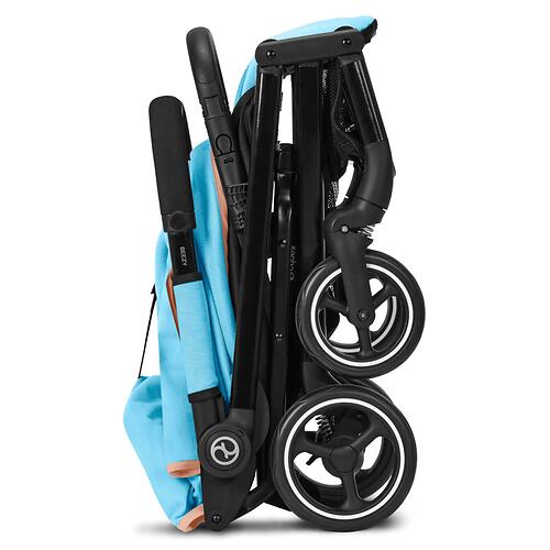 Коляска Cybex Beezy Beach Blue с бампером (10)