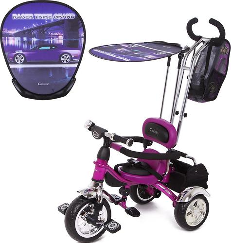 Велосипед Capella Racer Trike Grand 3-х колесный, 1-5 лет, Car (Фиолетовый) (1)