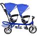 Велосипед Capella Twin Trike 360 для двойни 3-х колесный Blue (2)