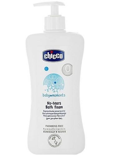 Шампунь-пена для ванны Chicco для тела и волос Baby moments без слез 750 мл (1)