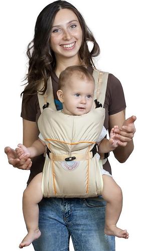 Кенгуру-рюкзак Чудо-Чадо Baby Active Simple Бежевый (6)