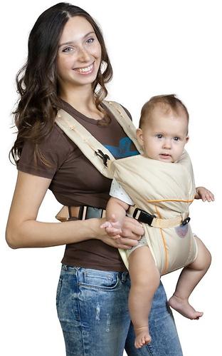 Кенгуру-рюкзак Чудо-Чадо Baby Active Simple Бежевый (5)
