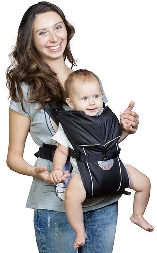 Кенгуру-рюкзак Чудо-Чадо Baby Active Simple Черный (5)