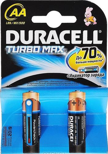 Батарейки Duracell AA K2 Turbo Max (1)
