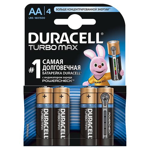 Батарейки Duracell Turbo Max AA K4 (4)
