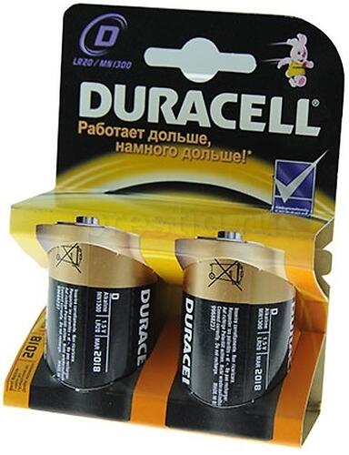 Батарейки Duracell Basic D K2 (3)