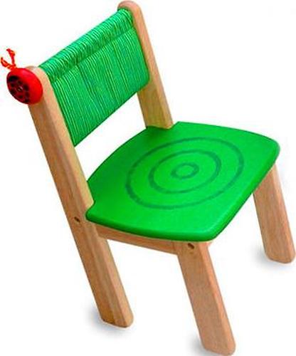 Cтульчик I M Toy детский деревянный зеленый (5)