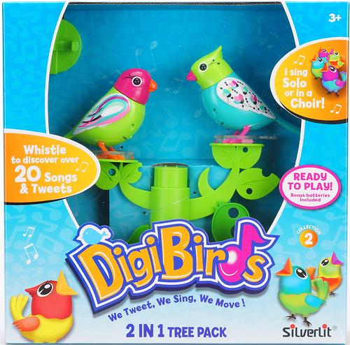Две птички с деревом DigiBirds в ассортименте (15)