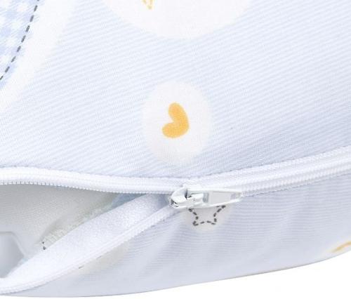 Подушка для беременных Leader Kids Кролик с мишкой дополнительный чехол Голубой (6)