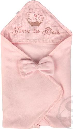 Комплект Babelek Sofija полотенце+рукавичка Розовый (3)