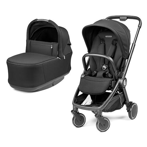 Коляска 2в1 Peg-Perego City Loop с люлькой Pop Up Bassinet True Black (16)