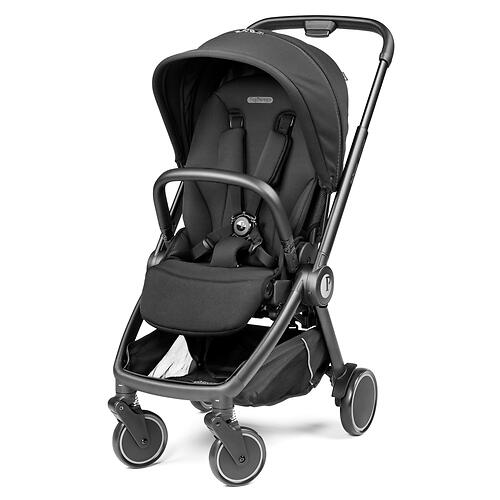 Коляска 2в1 Peg-Perego City Loop с люлькой Pop Up Bassinet True Black (17)
