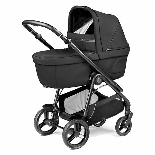 Коляска 2в1 Peg-Perego Veloce с люлькой Belvedere True Black (27)