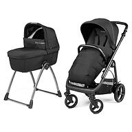 Коляска 2в1 Peg-Perego Veloce с люлькой Belvedere True Black