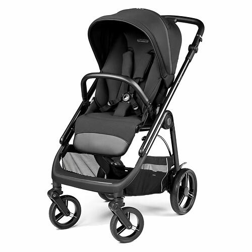 Коляска 2в1 Peg-Perego Veloce с люлькой Belvedere True Black (20)