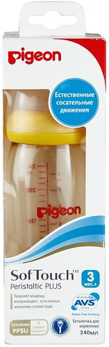 Бутылочка Pigeon для кормления Перистальтик Плюс Soft Touch PPSU 240мл (5)