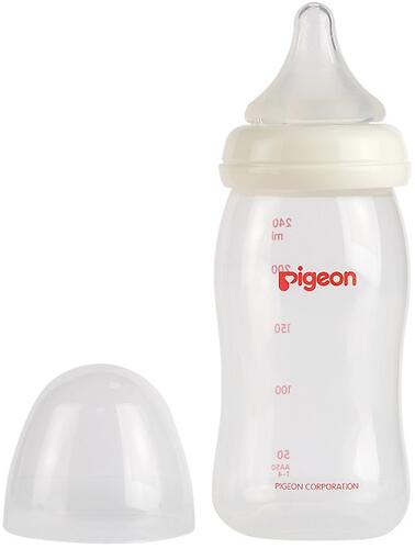 Бутылочка для кормления Перистальтик Плюс Pigeon с широким горлом 240 мл (4)