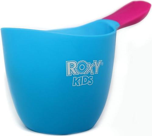 Ковшик для ванны Roxy Kids с силиконовой ручкой 0,7 л голубой (1)