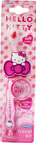 Зубная щетка Hello Kitty с защитным чехлом на присоске (5)
