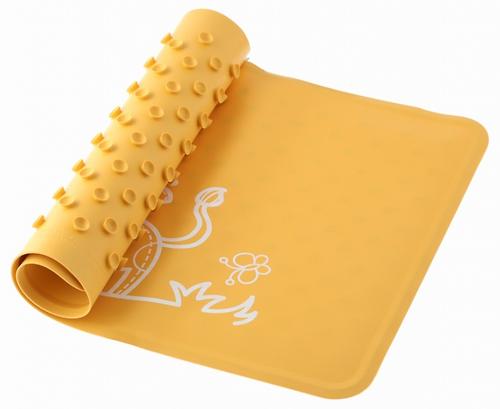 Антискользящий резиновый коврик для ванны Roxy Kids Желтый Жираф (5)