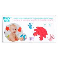 Набор антискользящих мини-ковриков ROXY-KIDS для ванны с пальчиковыми красками