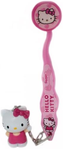 Зубная щетка Hello Kitty 3D дорожная с брелоком (4)