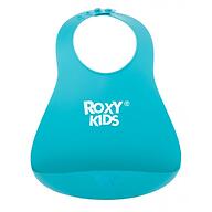 Нагрудник Roxy Kids мягкий с карманом для крошек RB-402M Мятный
