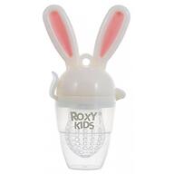 Ниблер Roxy Kids для прикорма Bunny Twist силиконовый Розовый