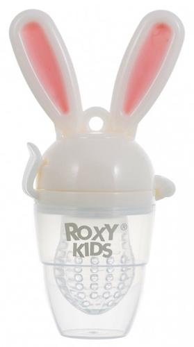 Ниблер Roxy Kids для прикорма Bunny Twist силиконовый Розовый (16)
