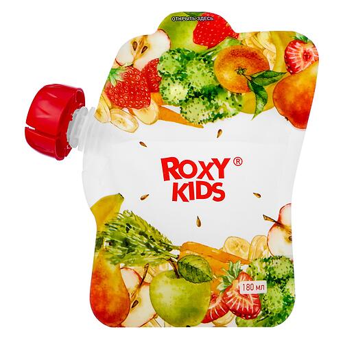 Пакеты для хранения фруктового пюре Roxy Kids с ложечкой 5 шт (7)