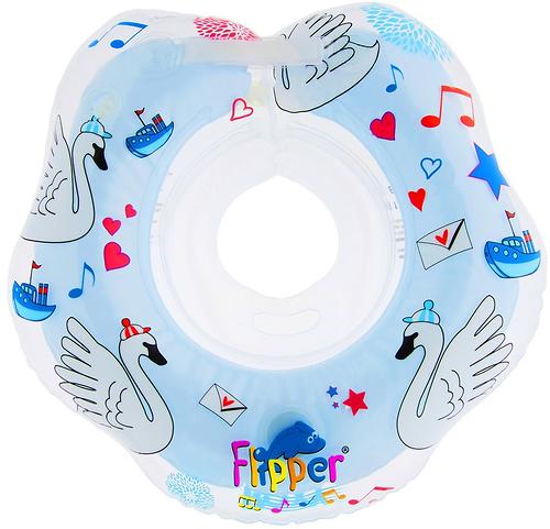 Круг на шею Roxy Kids Flipper Swan Lake Music голубой (12)