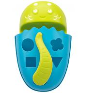 Органайзер-сортер Roxy Kids Dino с полочкой для хранения игрушек и банных принадлежностей Голубой
